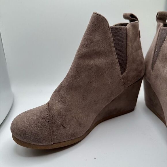 DUNES Women's Wedge Bootie 8 TAUPE - Picture 7 of 7